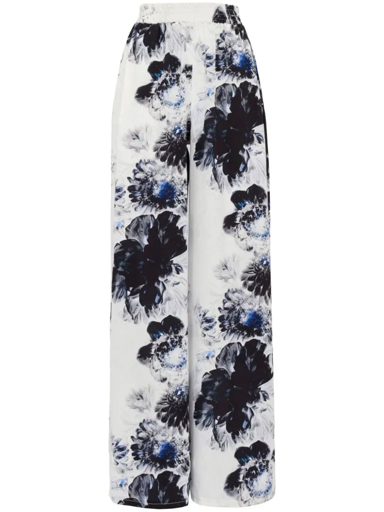 alexander mcqueen Pantaloni floreali