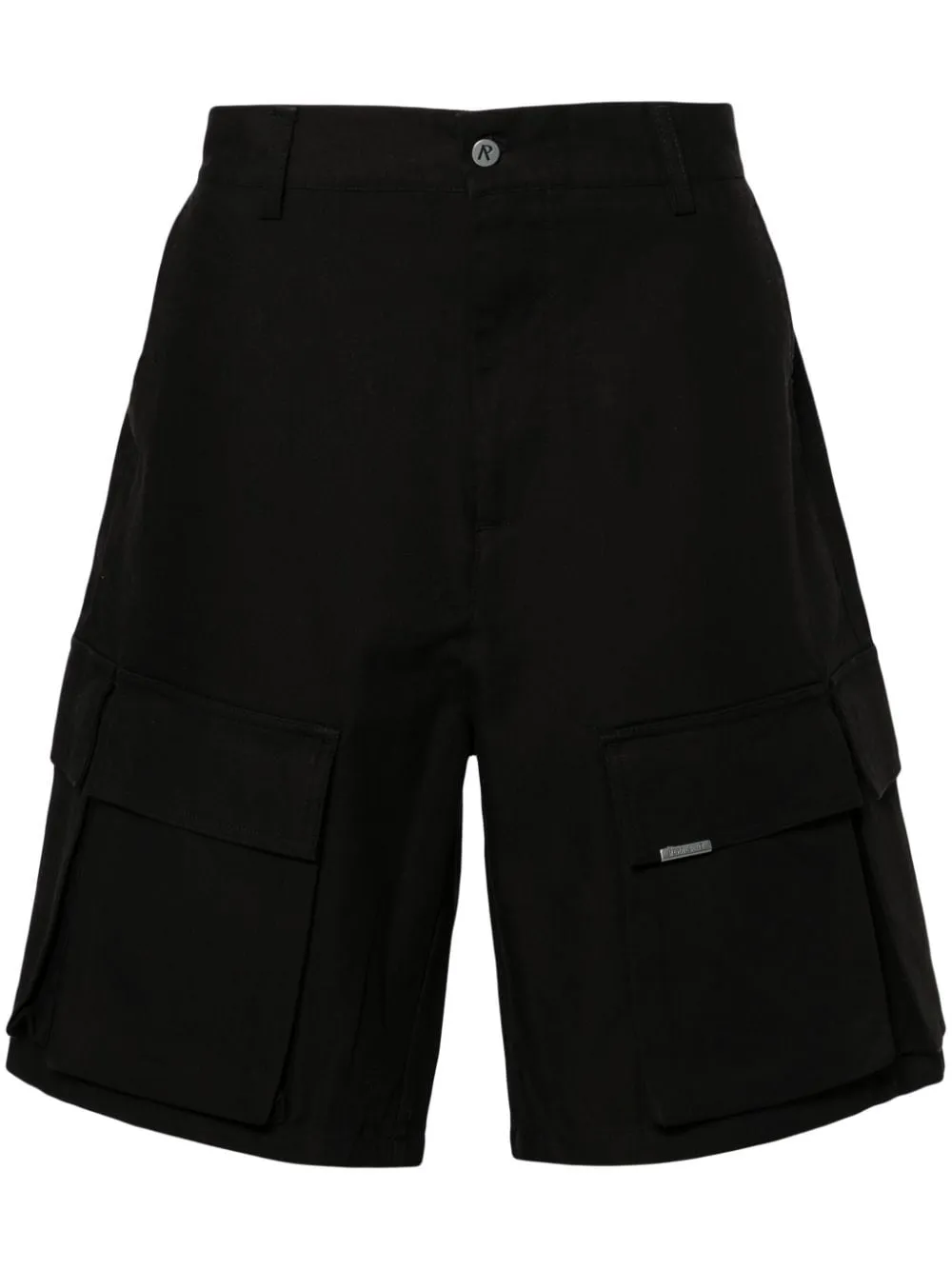 Bermuda con tasche in nero - uomo