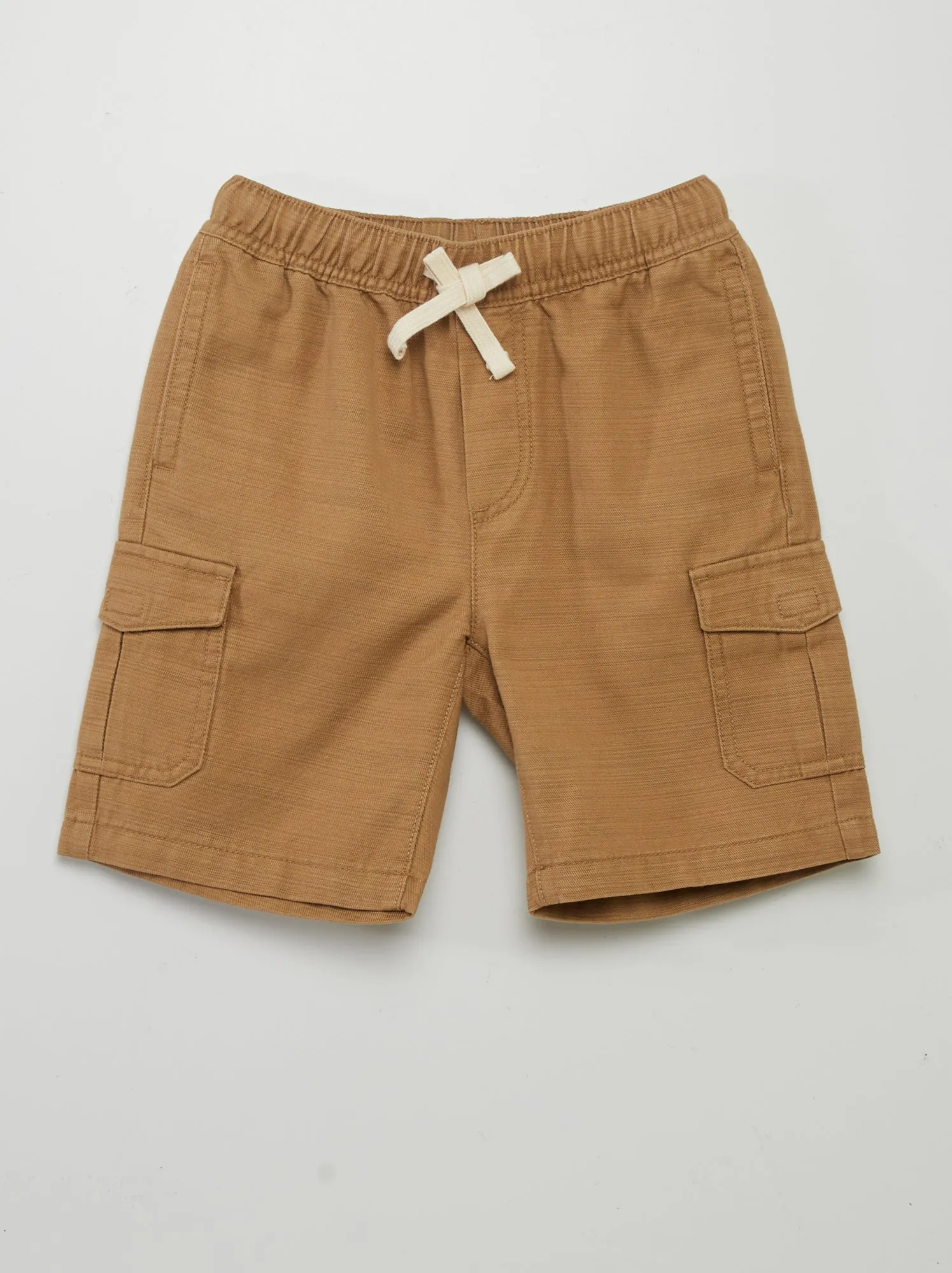 Bermuda con tasche laterali - BEIGE