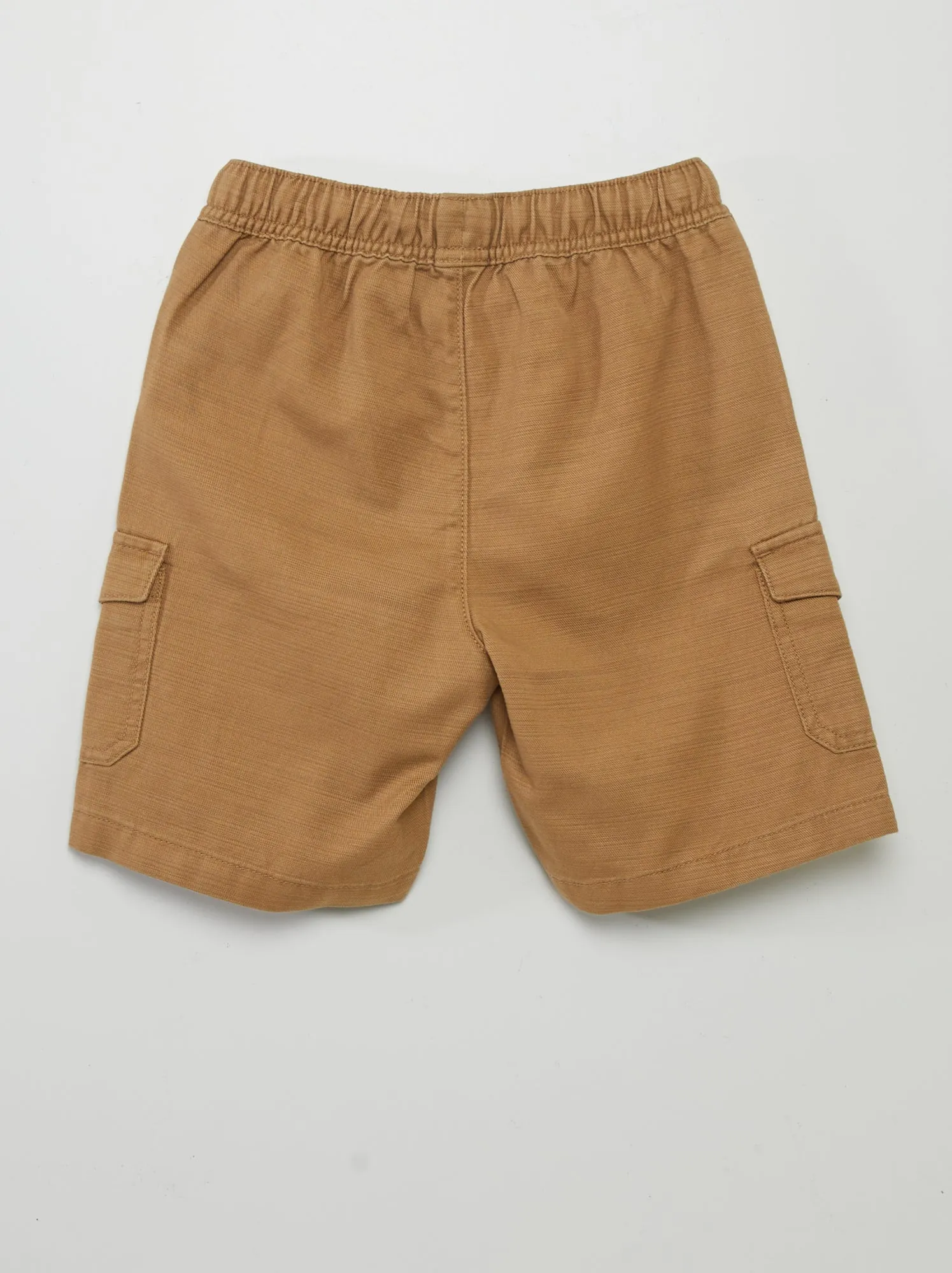 Bermuda con tasche laterali - BEIGE