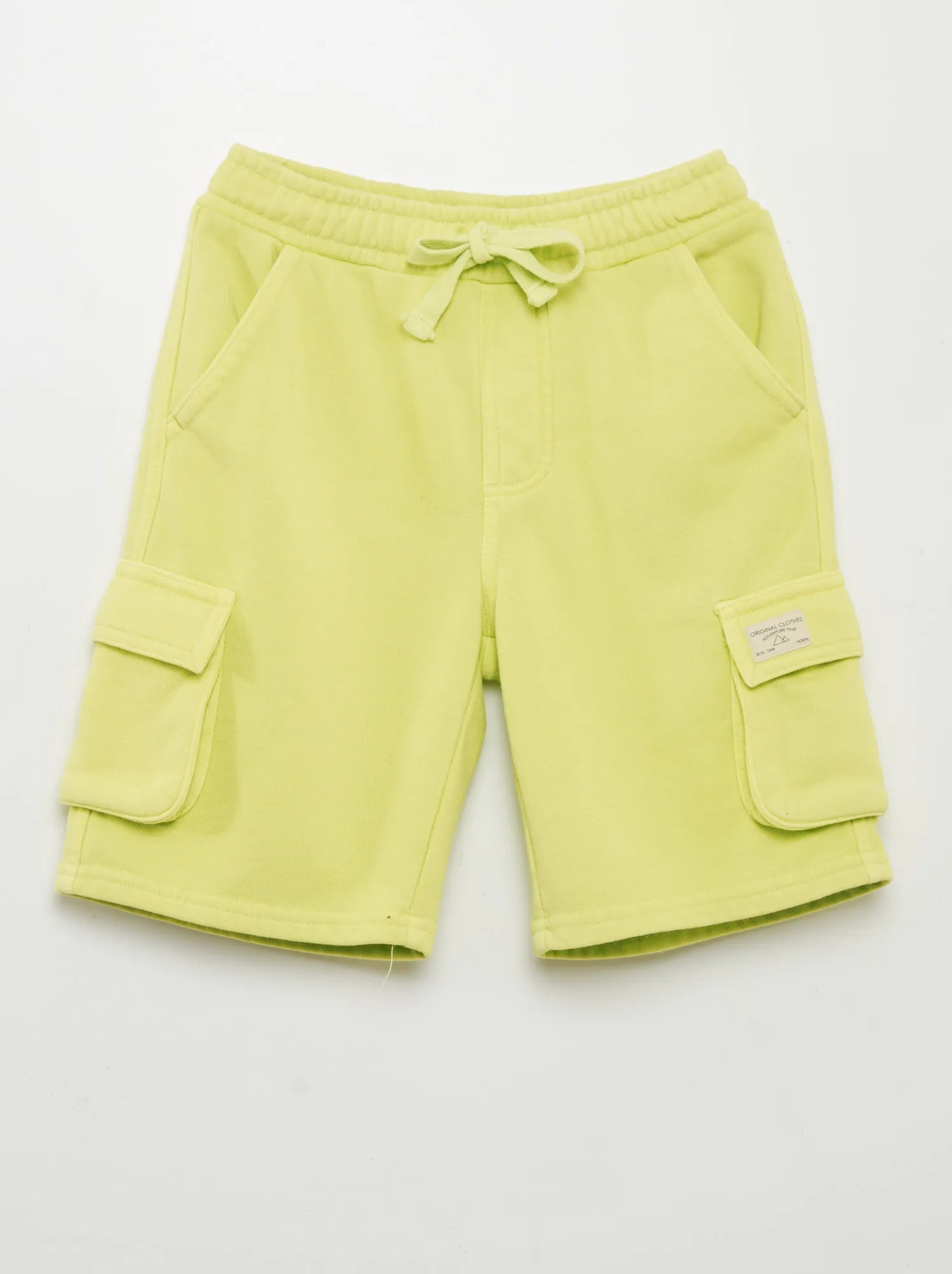 Bermuda con tasche laterali - VERDE