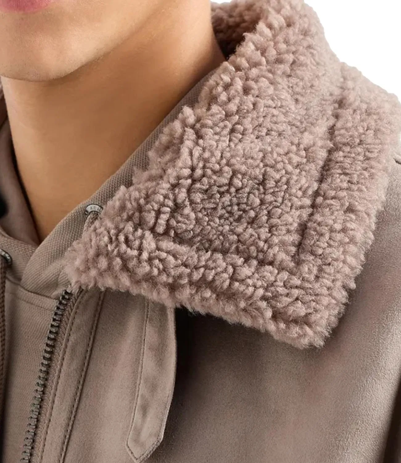 Brand ARMANI EXCHANGE Giacca in similpelle Tortora AX Regular Fit