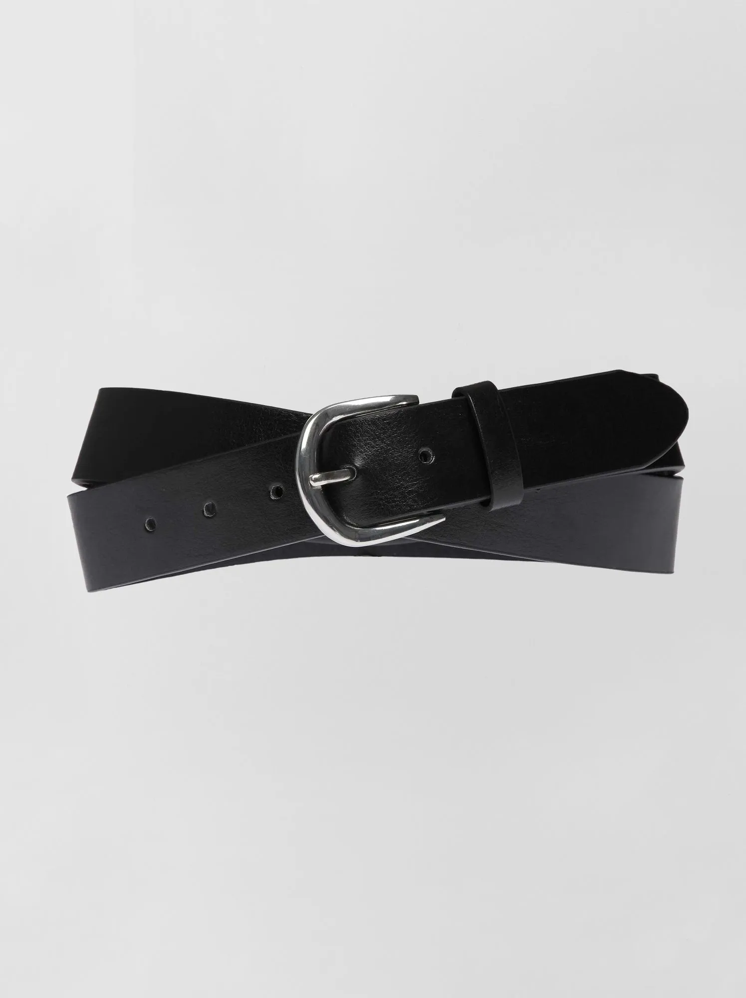 Cintura basic tinta unita - nero