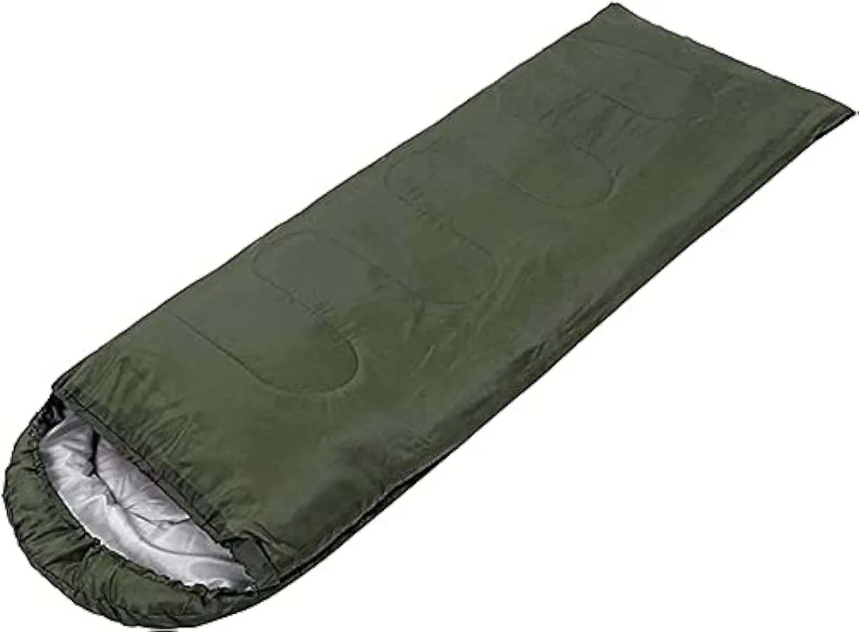 CIYAZA Sacchi a Pelo per Adulti Sacco a Pelo Leggero Impermeabile per Basse Temperature (Verde) 169541889
