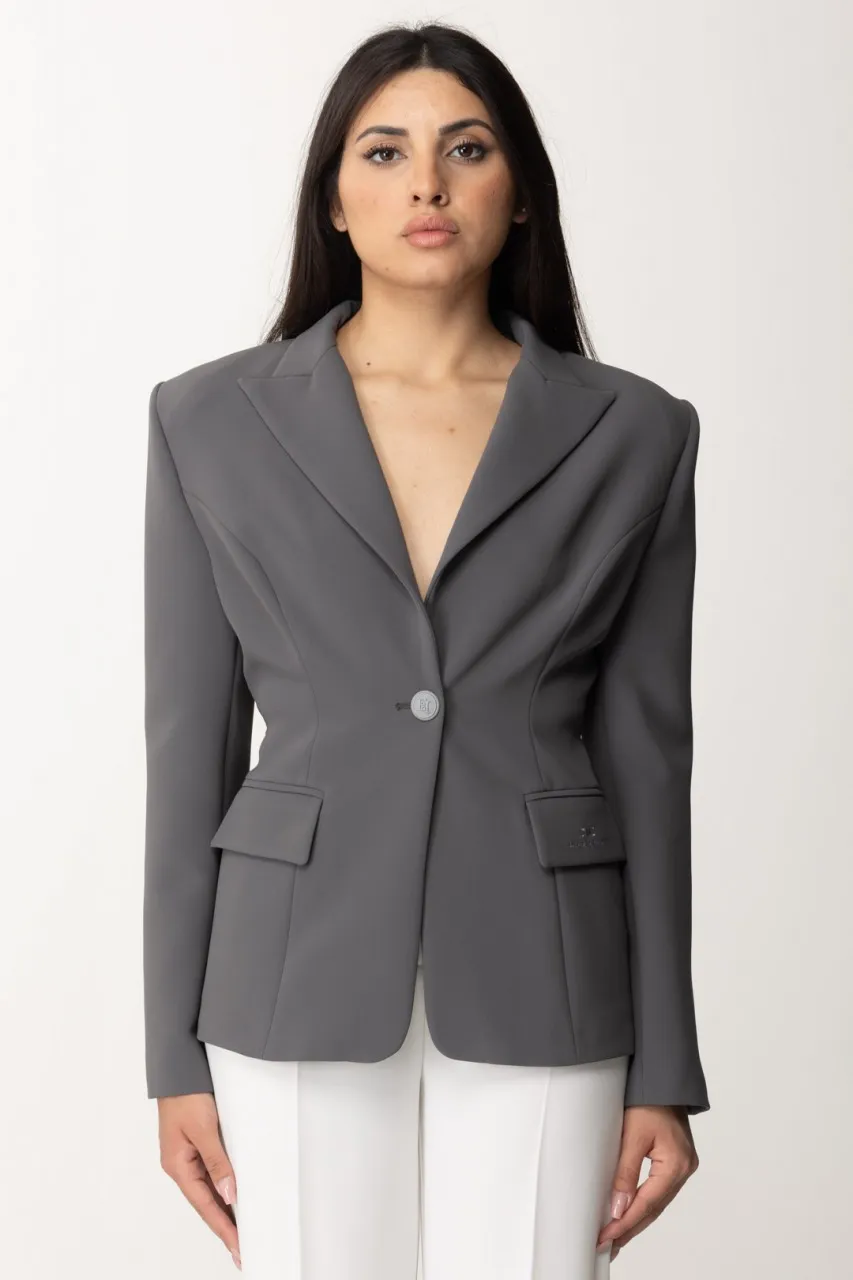 Giacca con cut-out posteriore PIOMBO