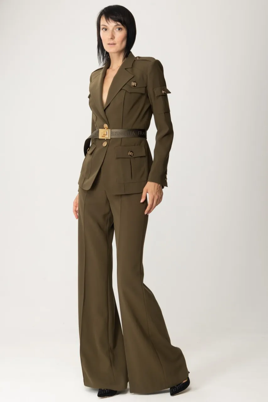 Giacca con tasconi e cintura ARMY
