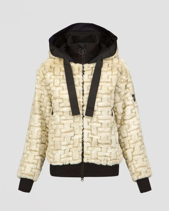 Giacca di pelliccia beige da donna Toni Sailer Hilda