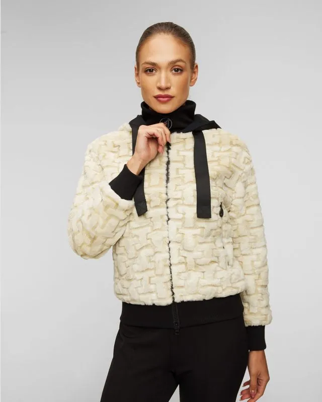 Giacca di pelliccia beige da donna Toni Sailer Hilda