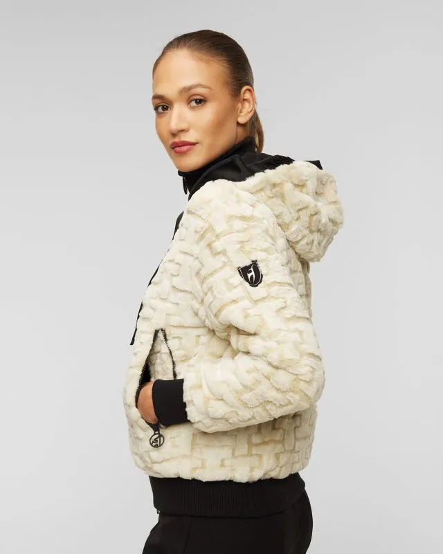 Giacca di pelliccia beige da donna Toni Sailer Hilda