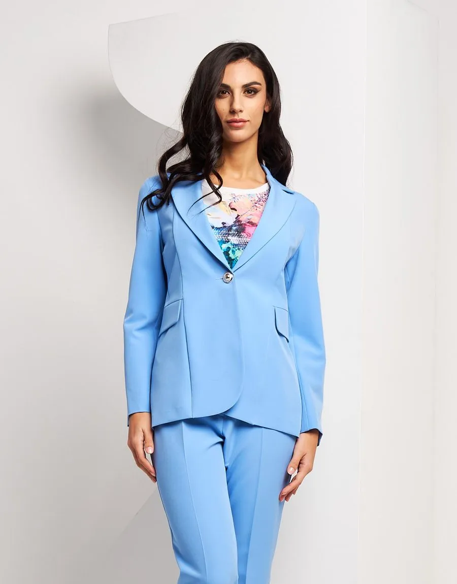 Giacca in bistretch con revers