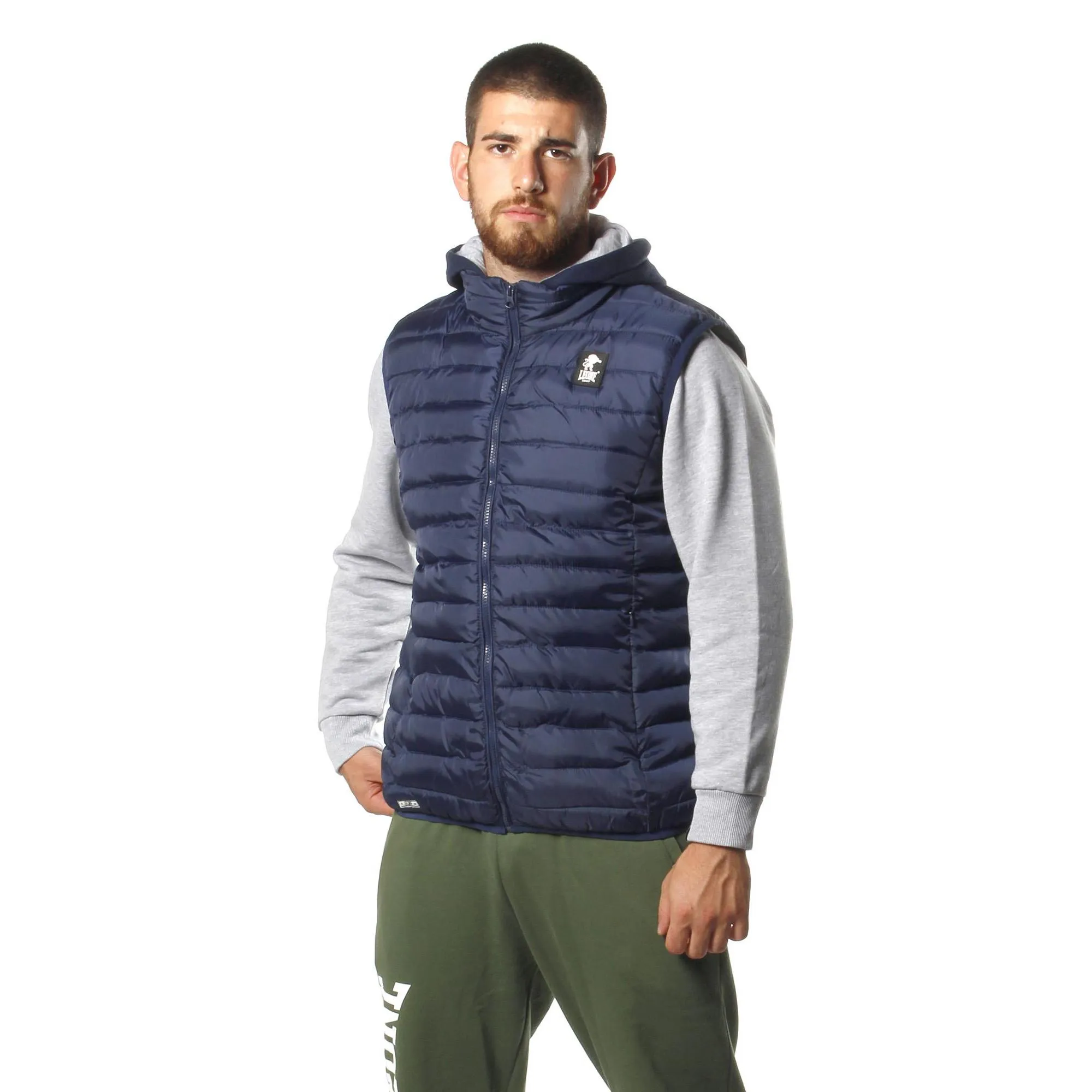 Giubbino smanicato da uomo con collo in piedi Leone 1947 Apparel