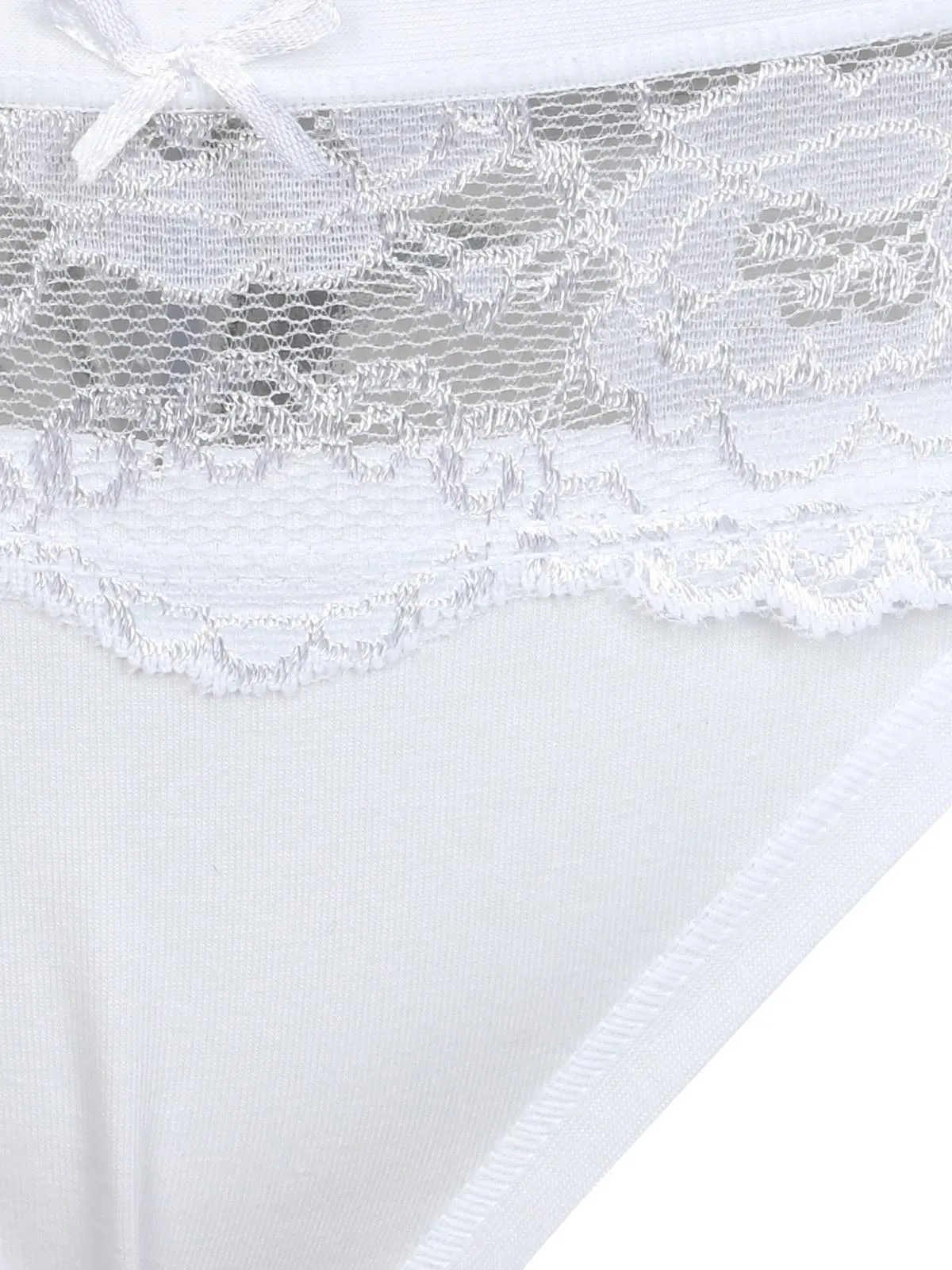Intimami Culotte en coton avec dentelle