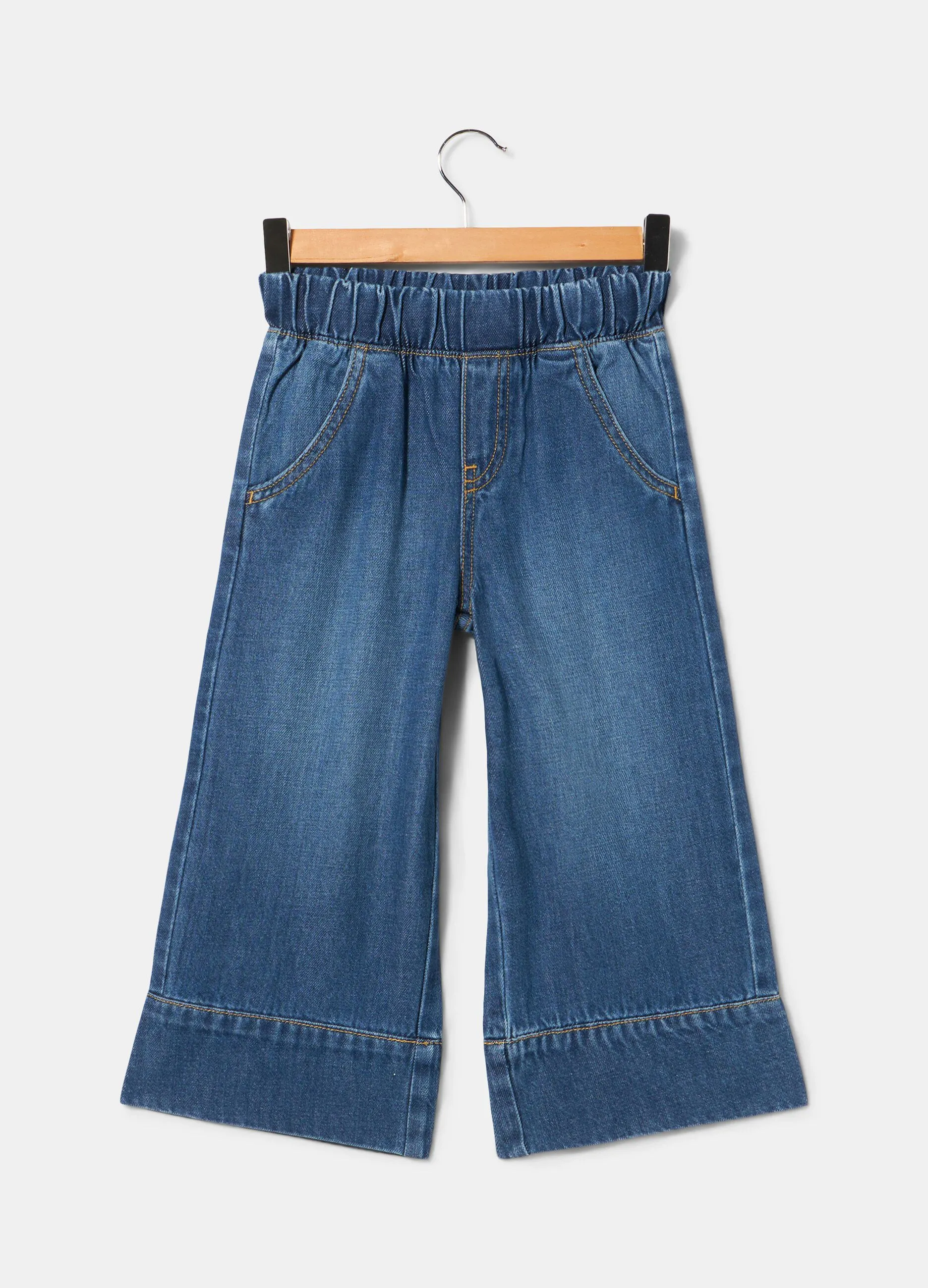 Jeans culotte fit bambina