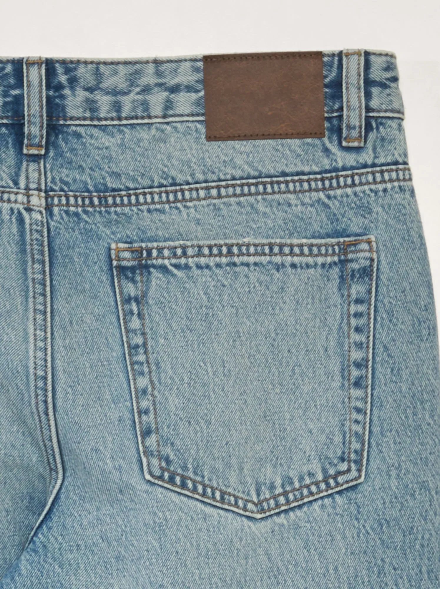 Jeans dritti con 5 tasche - BLU