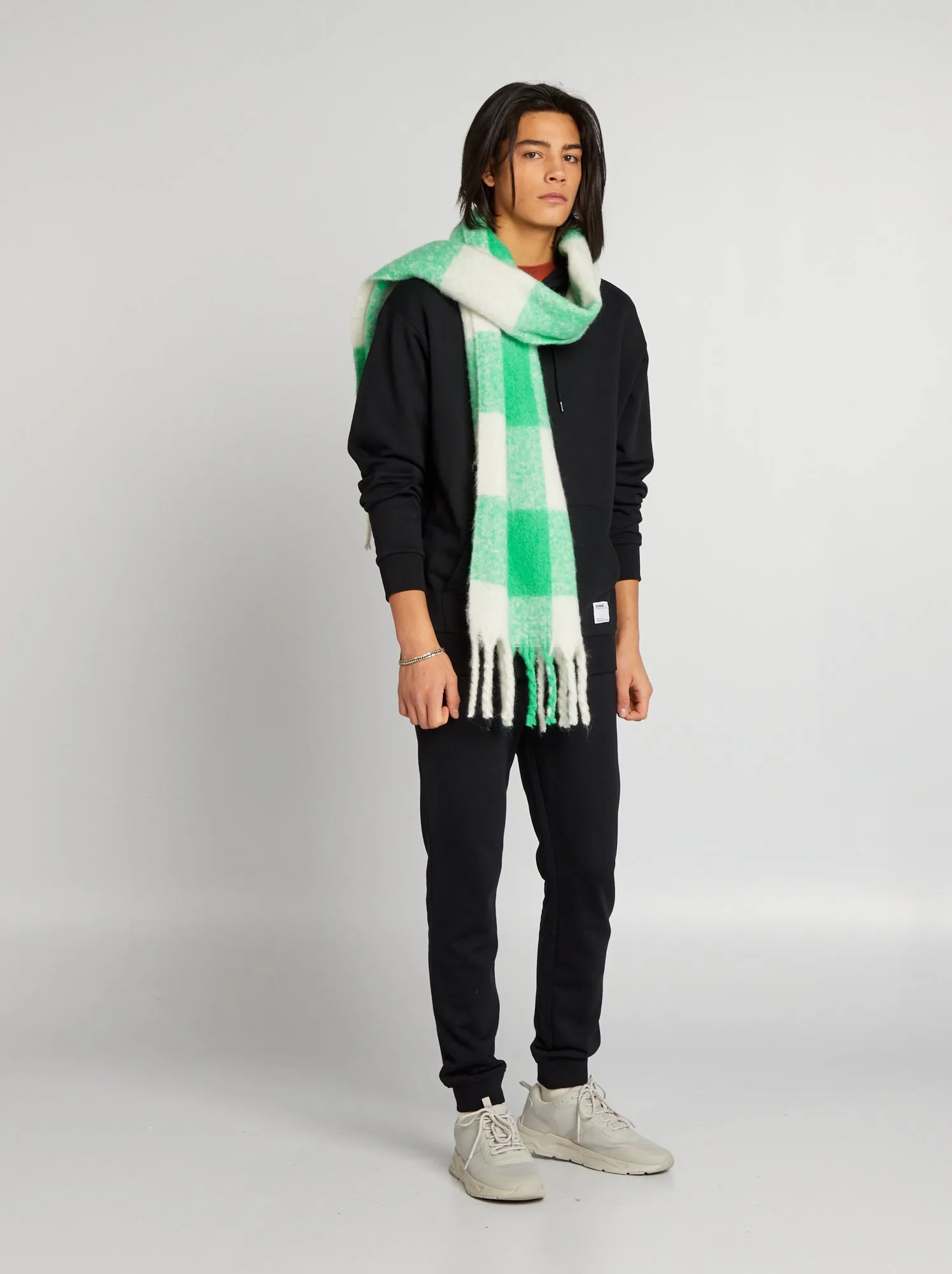 Joggers basic tinta unita - nero