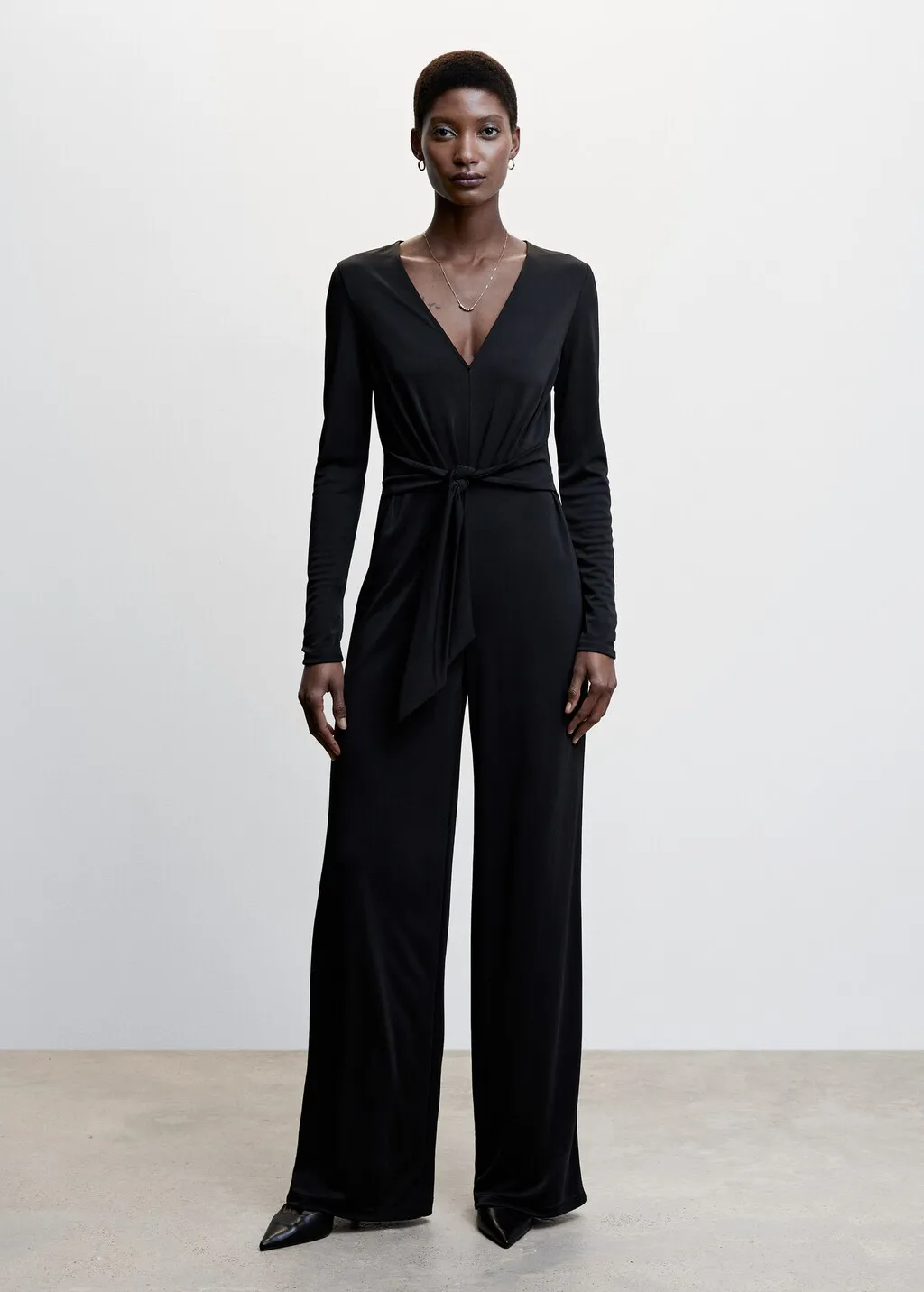Jumpsuit lunga laccio