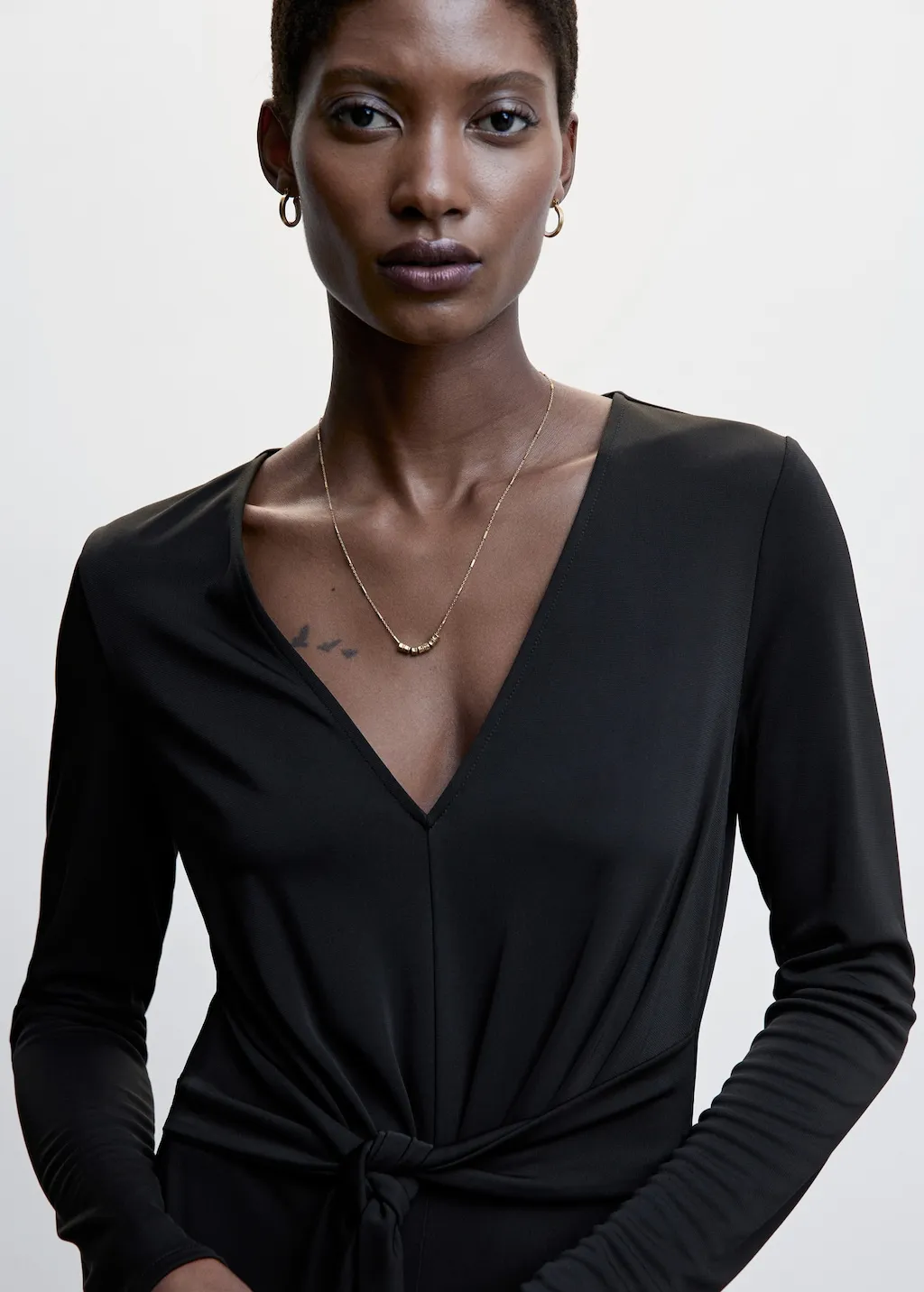 Jumpsuit lunga laccio