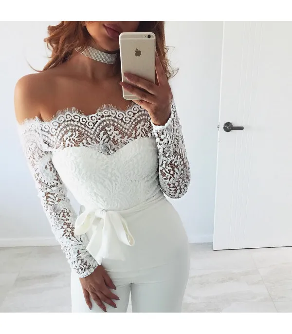 Jumpsuit romantik lace