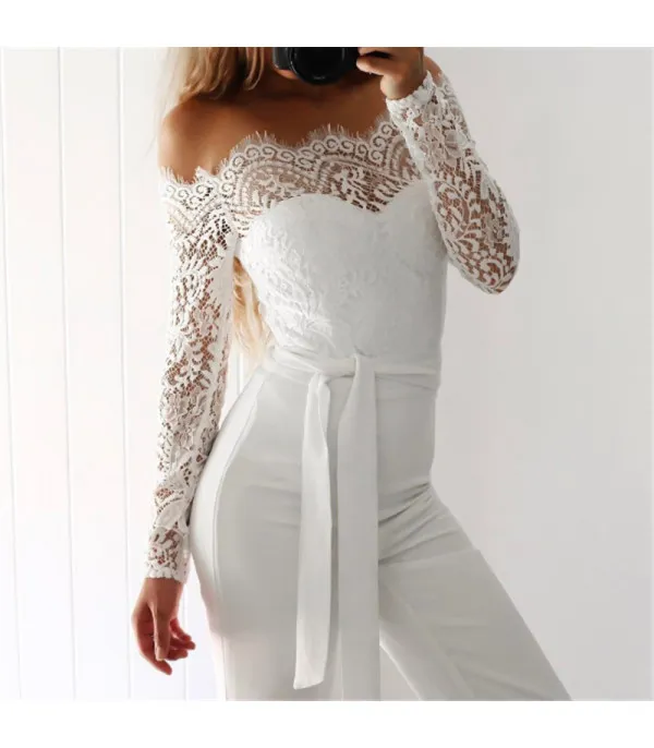 Jumpsuit romantik lace