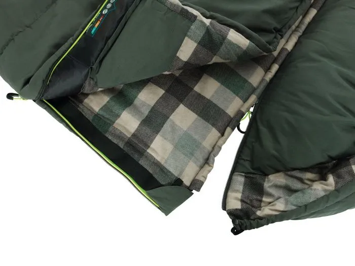 Outwell Camper Lux Double Forest Green sacco a pelo