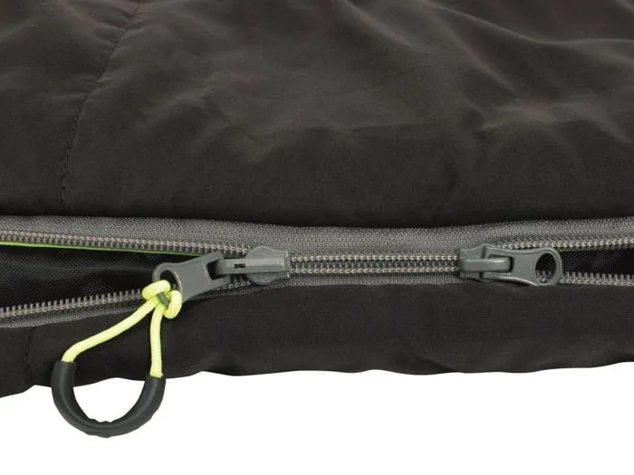 Outwell Contour Midnight Black sacco a pelo - destra