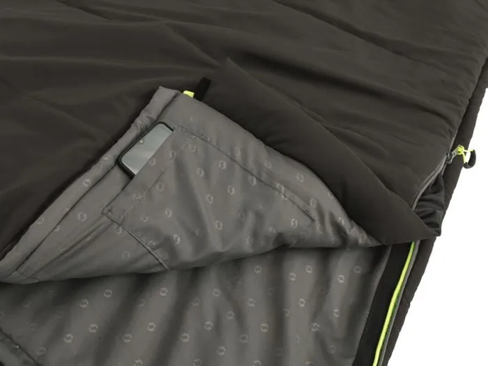Outwell Contour Midnight Black sacco a pelo - destra