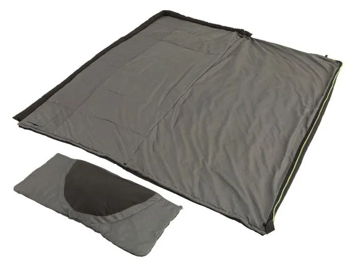 Outwell Contour Midnight Black sacco a pelo - sinistra