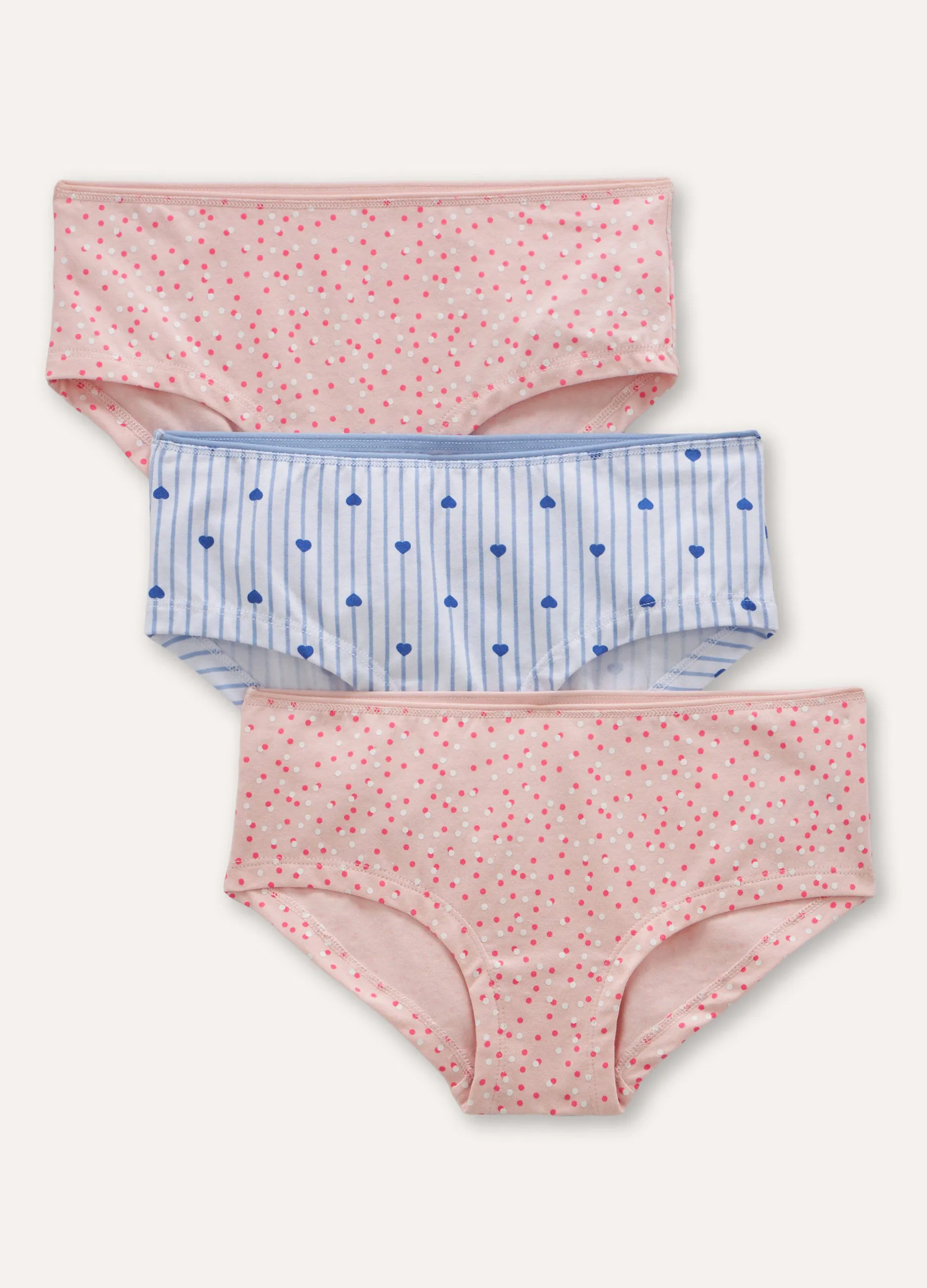 Pack 3 culotte in cotone stretch ragazza