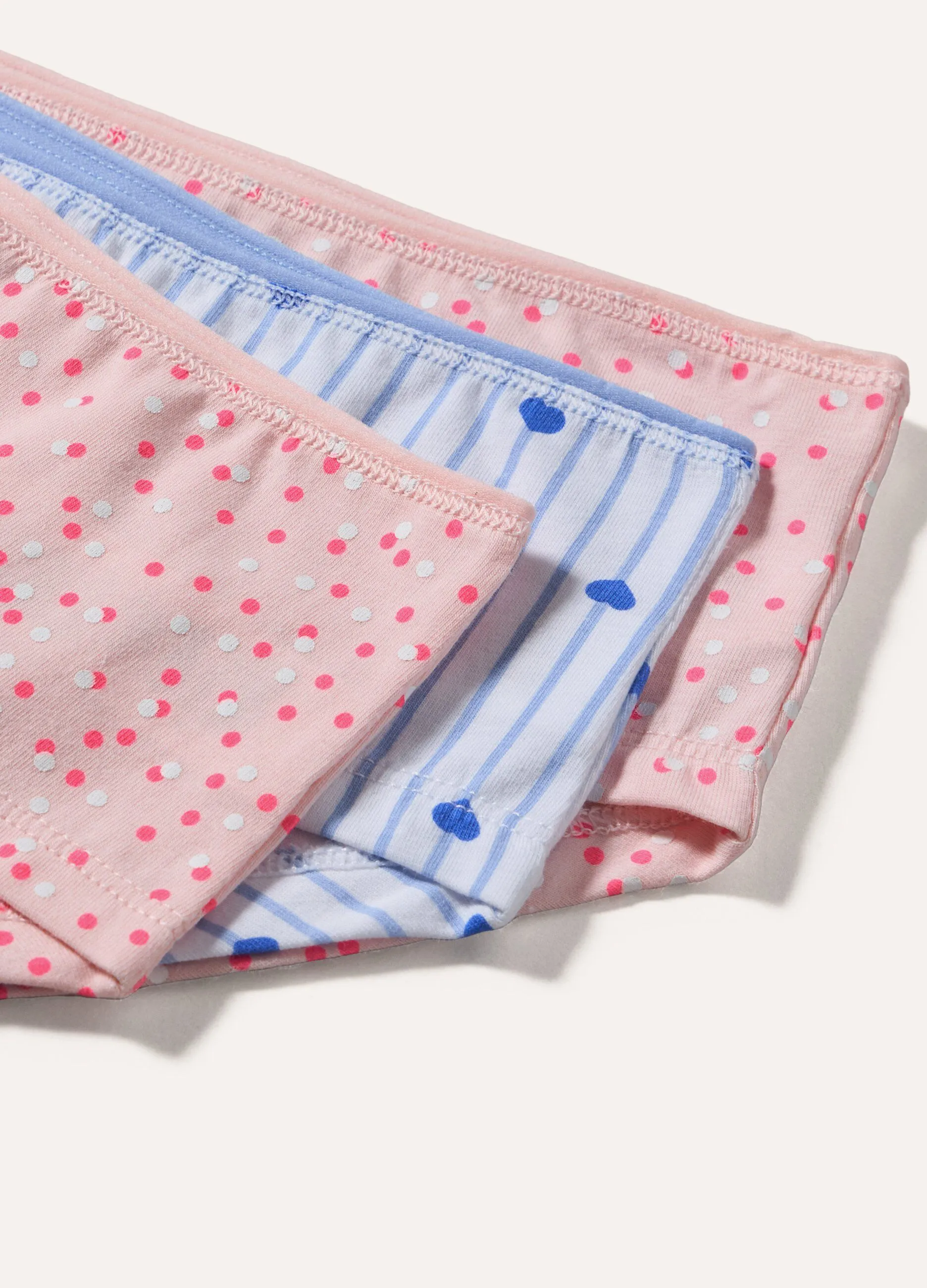Pack 3 culotte in cotone stretch ragazza