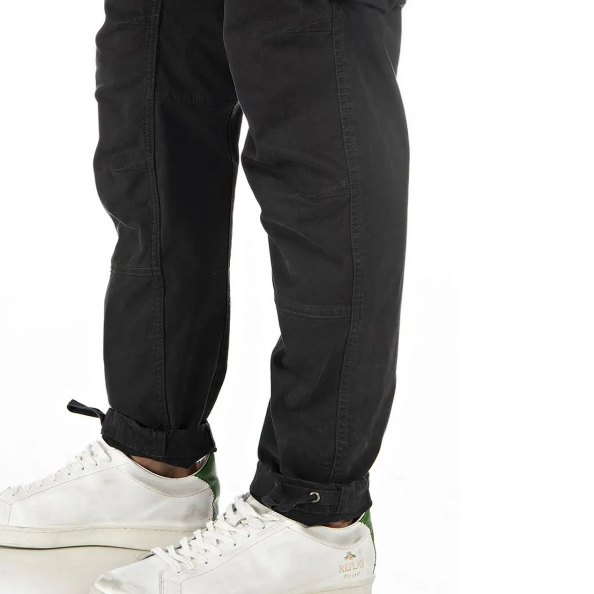 Pantalone Con Tasche Cargo Nero