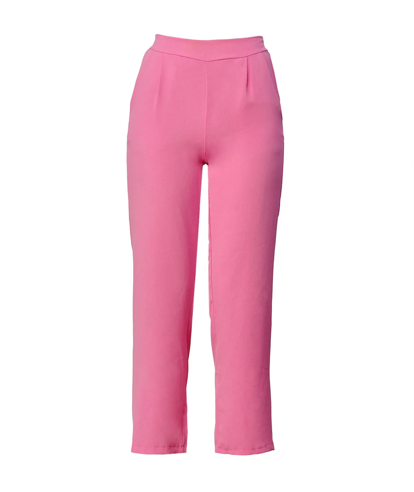 Pantaloni rosa con tasche