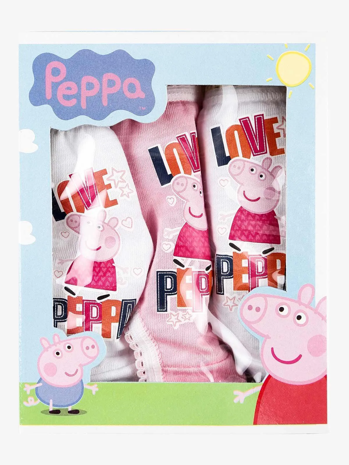 Peppa Pig Culotte Tris en coton pour fille