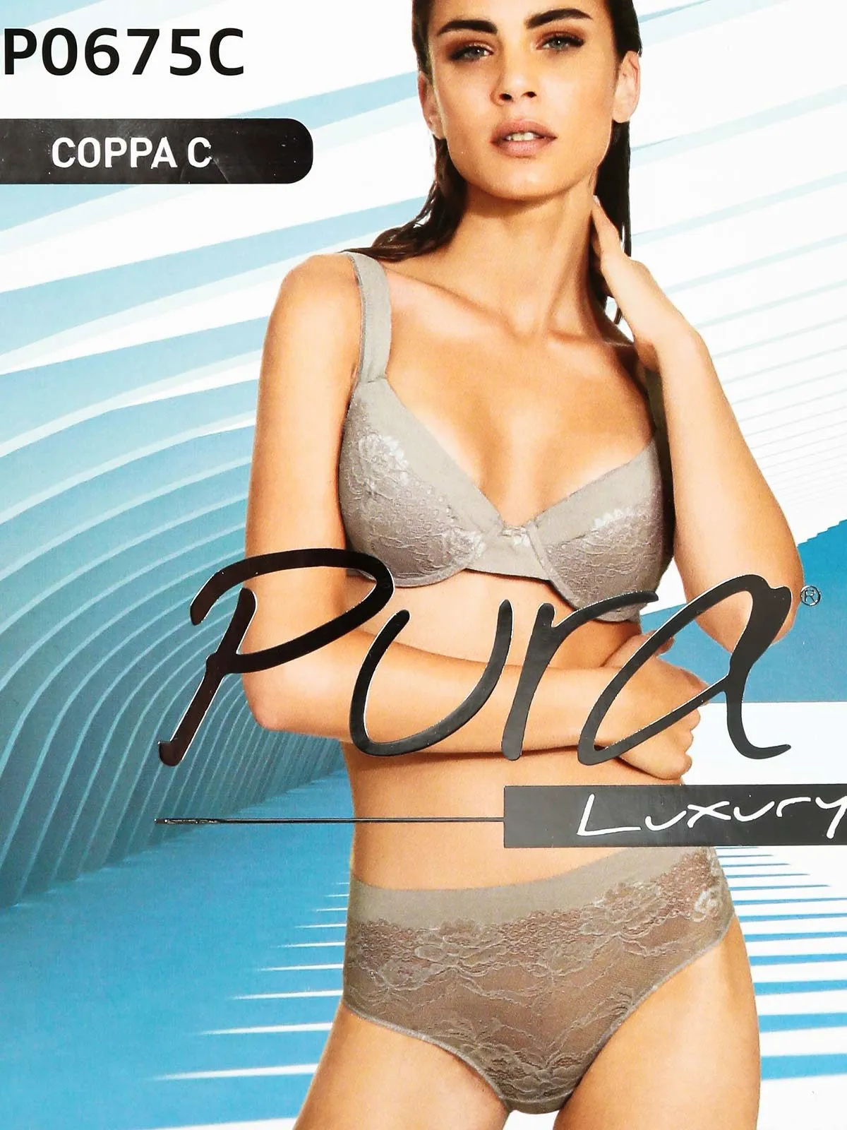 Pura P0675C  Brassière + culotte dentelle