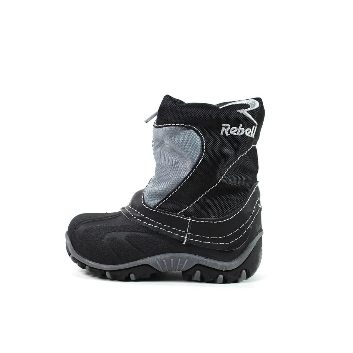 Rebell doposci con zip bimbo nero 22/23