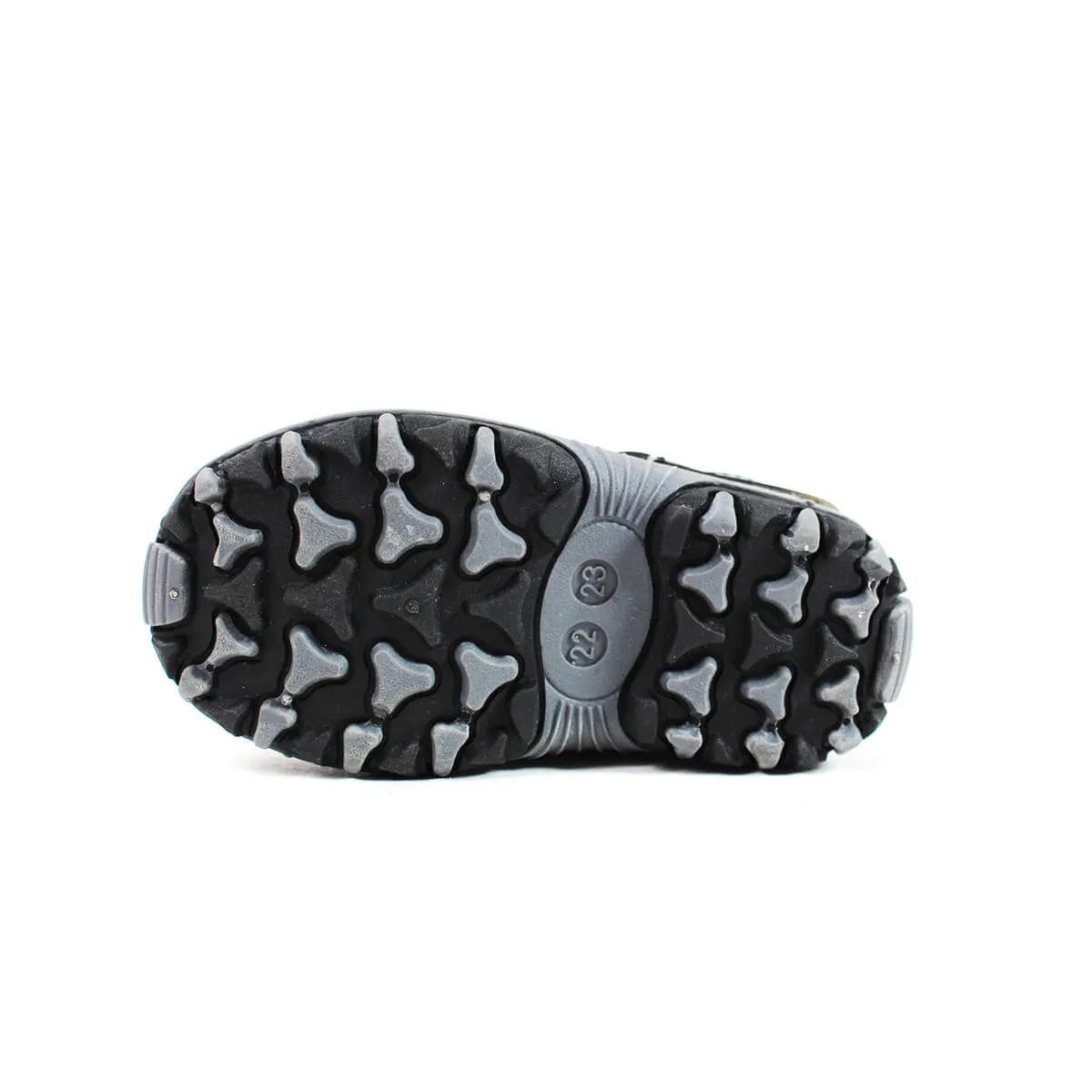Rebell doposci con zip bimbo nero 22/23