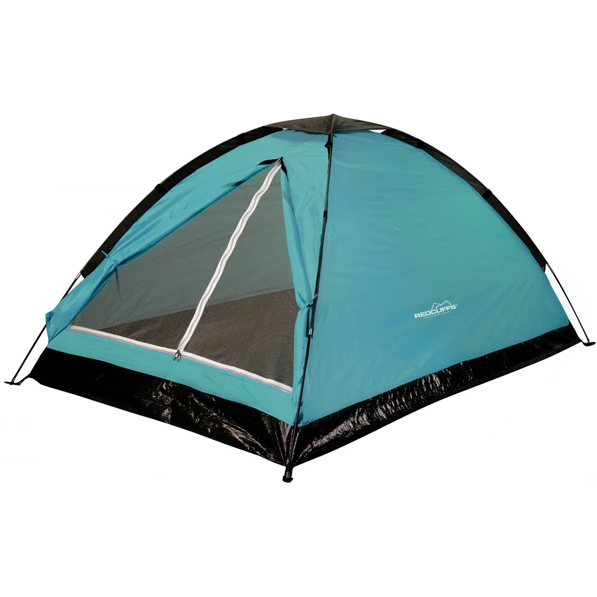 Redcliffs tenda da campeggio igloo 2 posti + 2 sacchi a pelo + 2 tappetini
