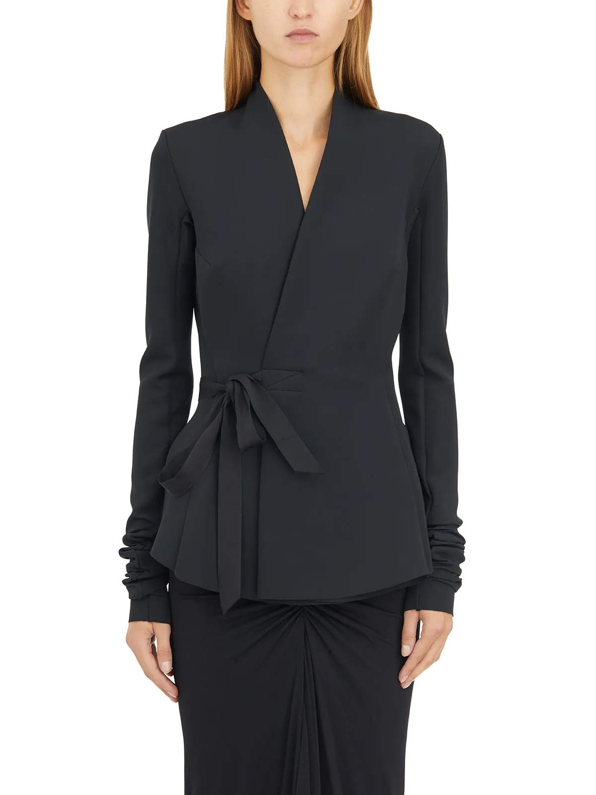 RICKOWENSLILIES  GIACCA HOLLYWOOD BLACK 