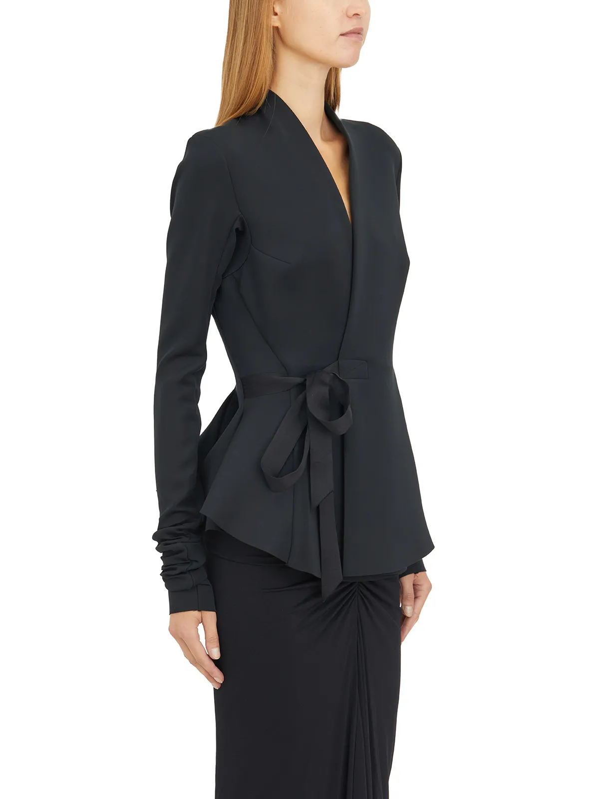 RICKOWENSLILIES  GIACCA HOLLYWOOD BLACK 
