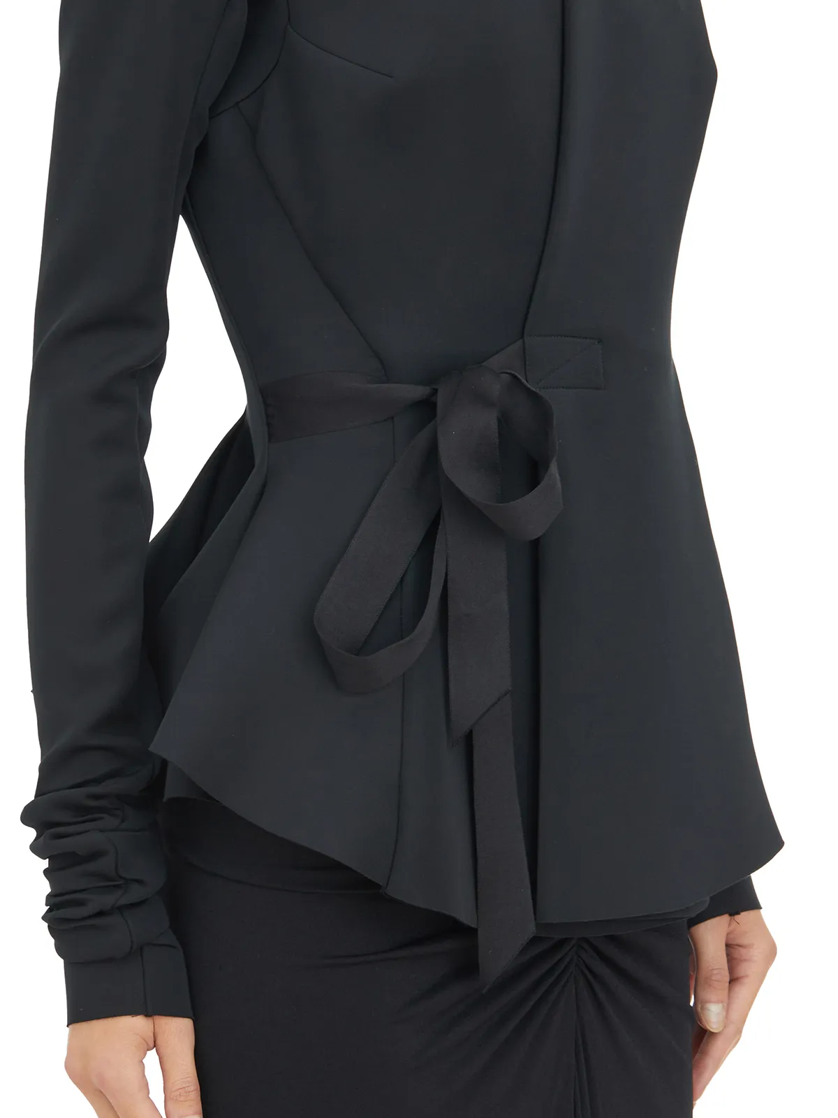 RICKOWENSLILIES  GIACCA HOLLYWOOD BLACK 
