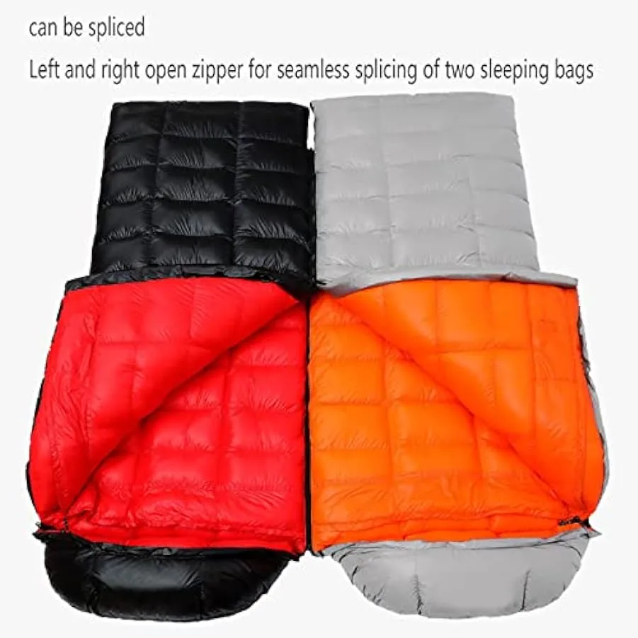 Sacchi a pelo rettangolari per adulti Inverno Caldo 3 stagioni Sacco a pelo Bivy Sack Sleeping Gear Outdoor Down Resistente al f