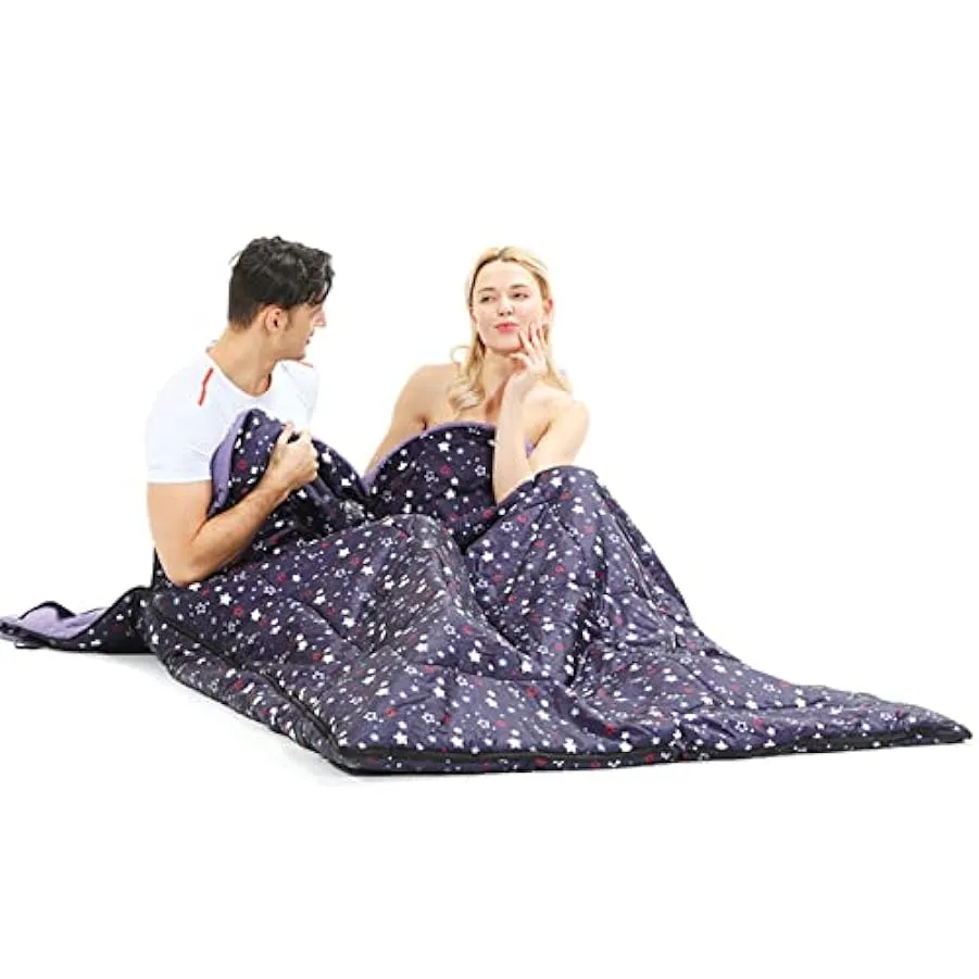 Sacchi a pelo rettangolari per adulti Inverno caldo 4 stagioni Doppio sacco a pelo Bivy Sack Sleeping Gear Doppio Adulto Viaggio