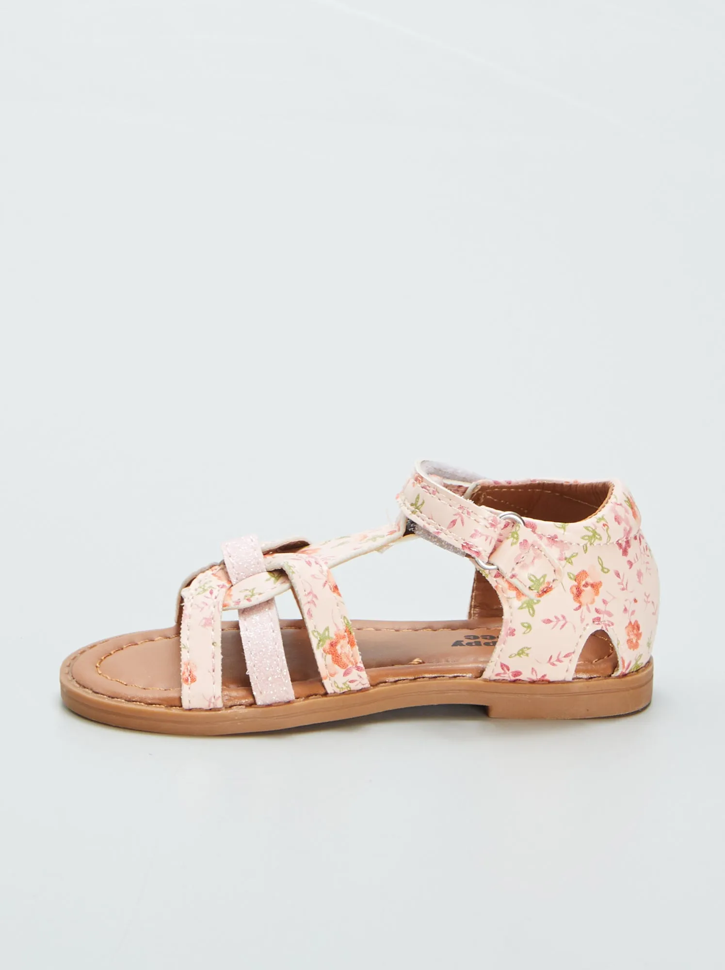 Sandali a fiori con cinturini - ROSA