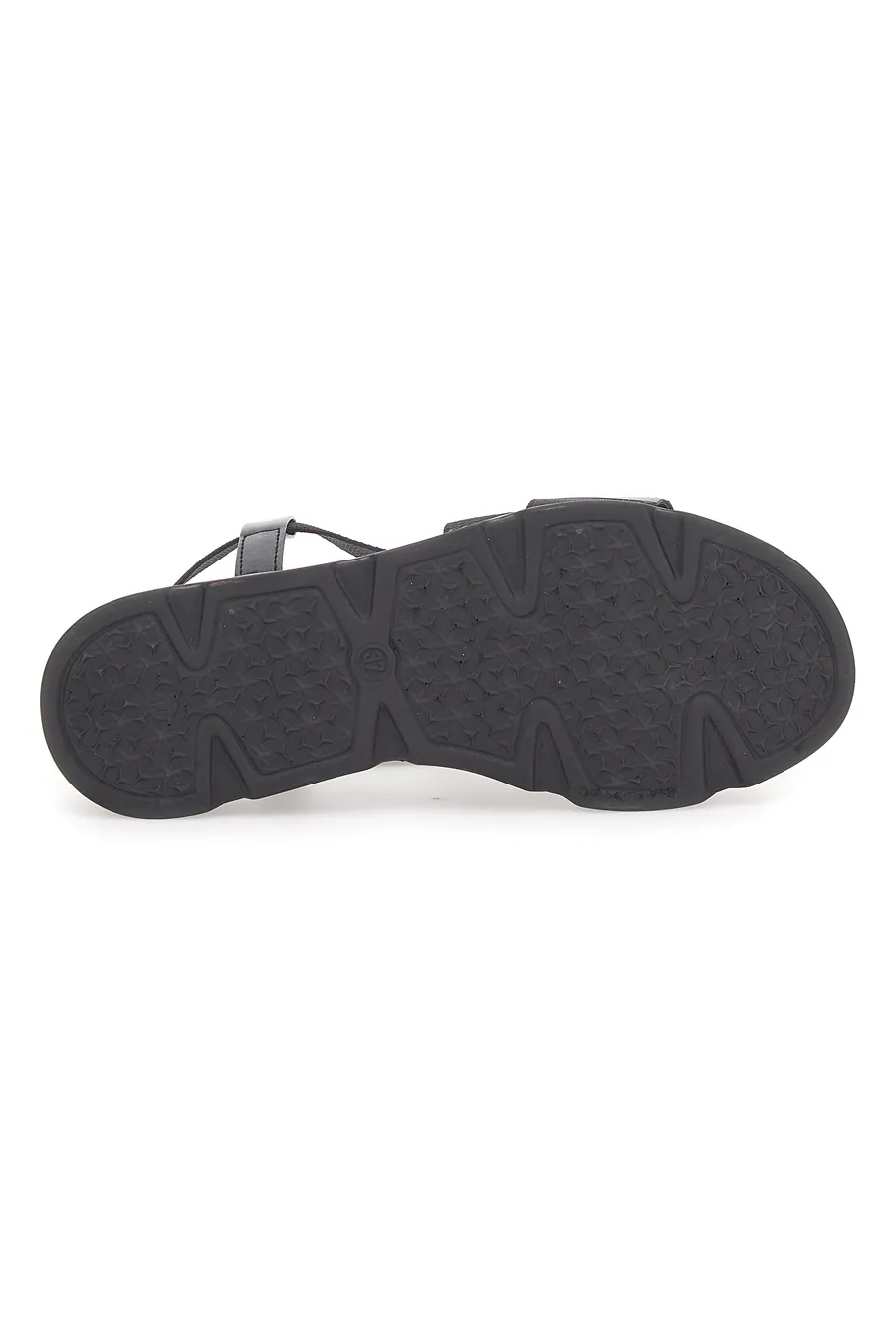 Sandali Flatform Neri Pittarello 83201