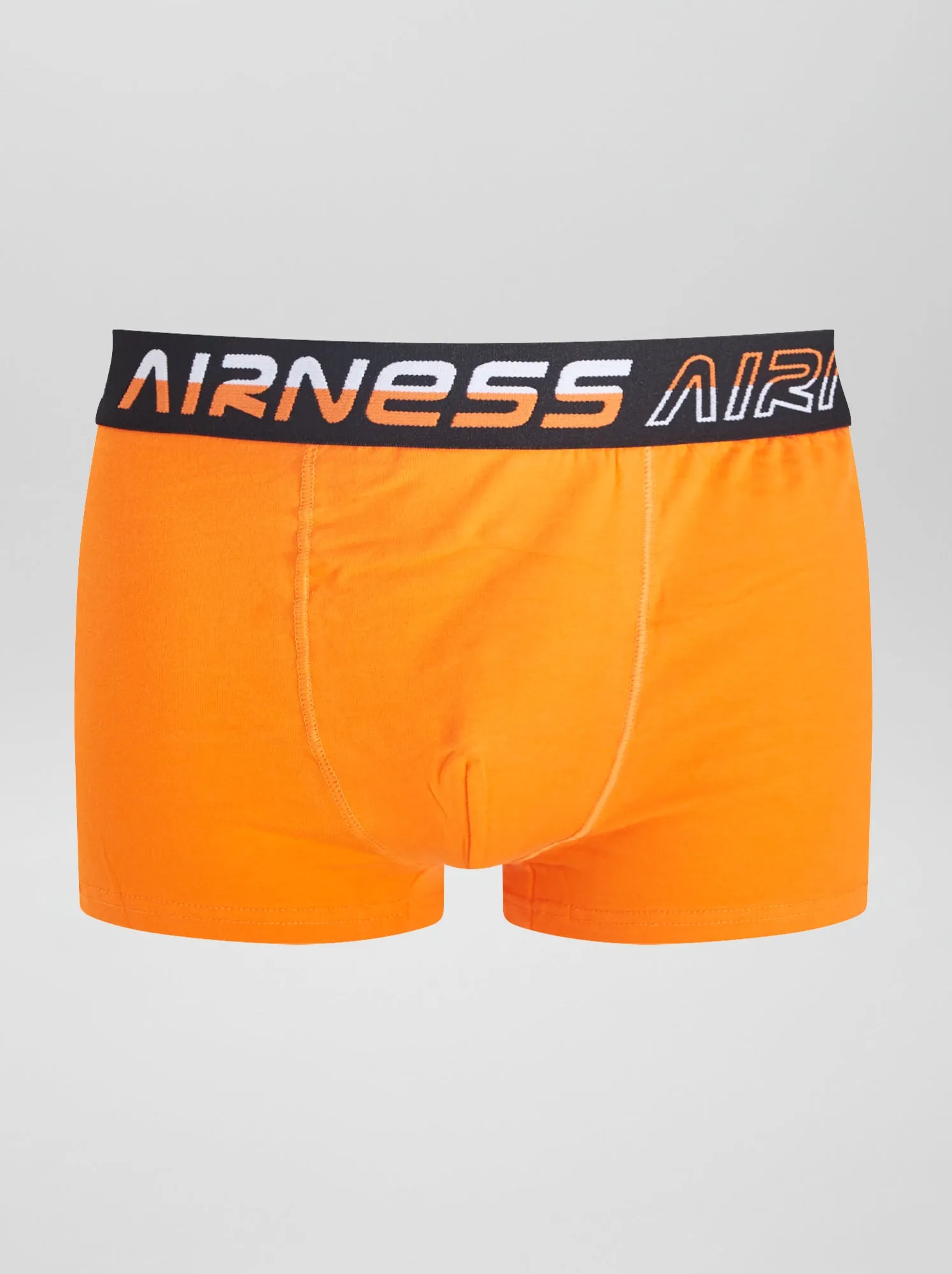 Set di 3 boxer tinta unita 'Airness' - ARANCIONE