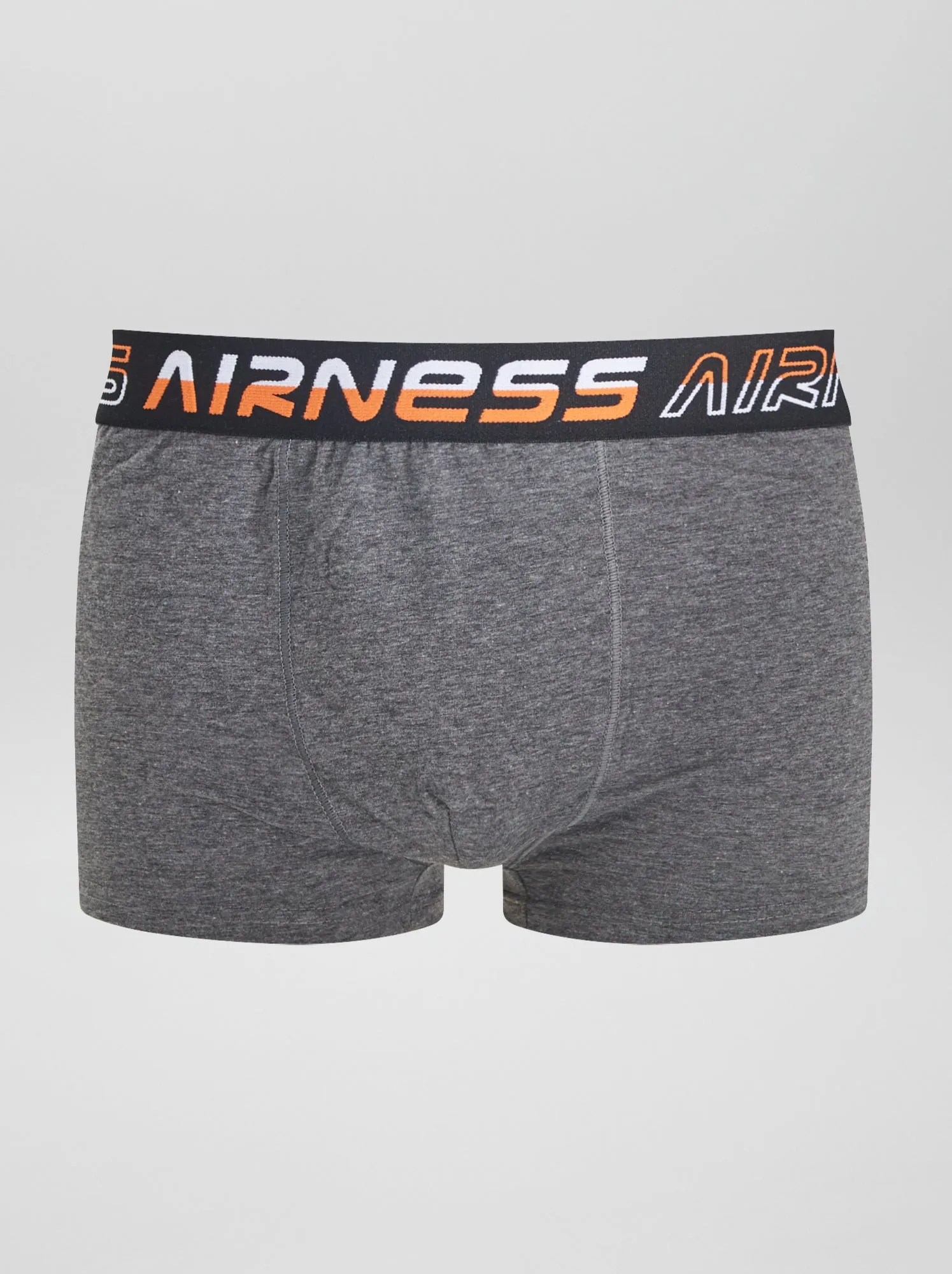 Set di 3 boxer tinta unita 'Airness' - ARANCIONE