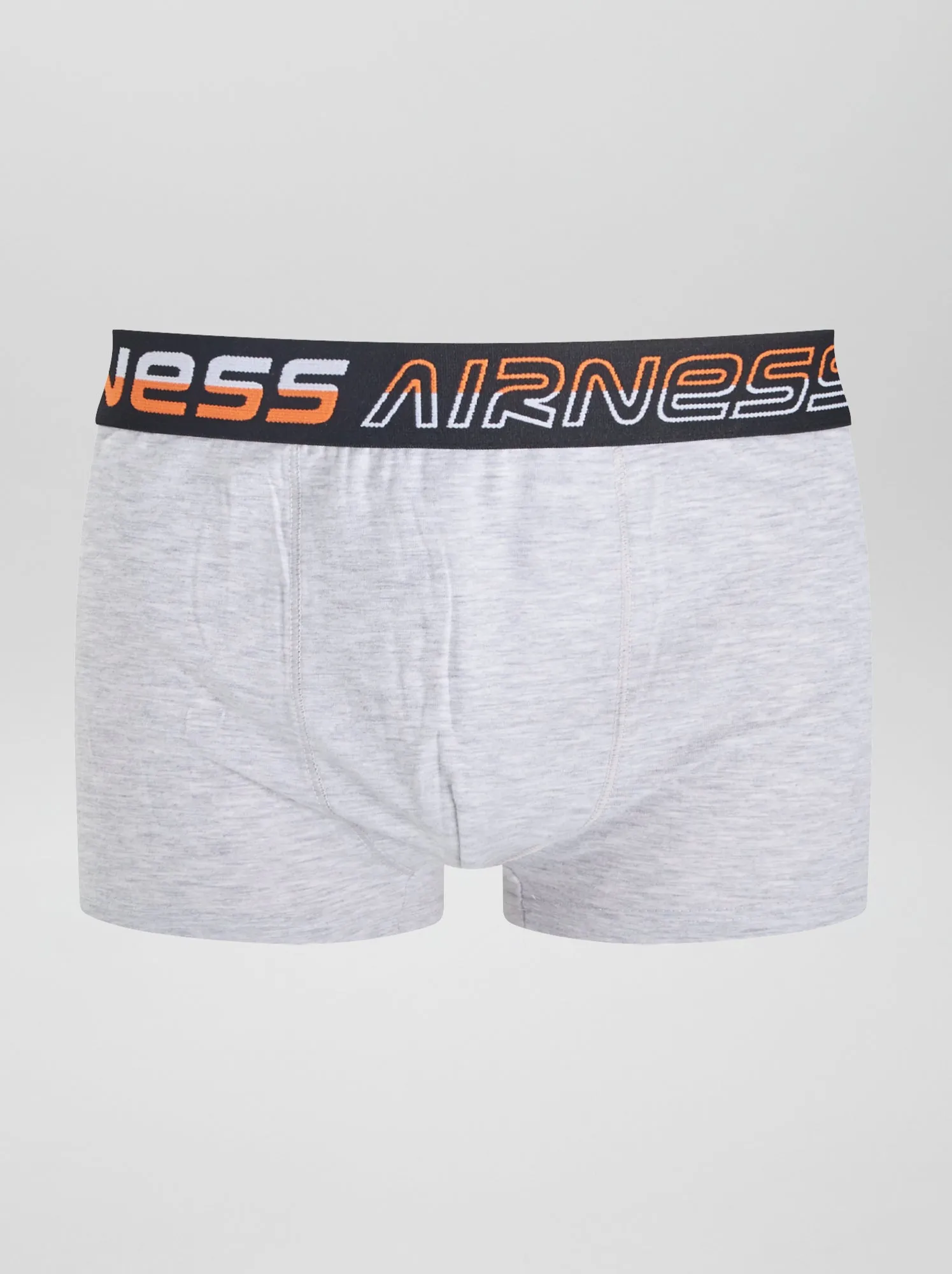 Set di 3 boxer tinta unita 'Airness' - ARANCIONE