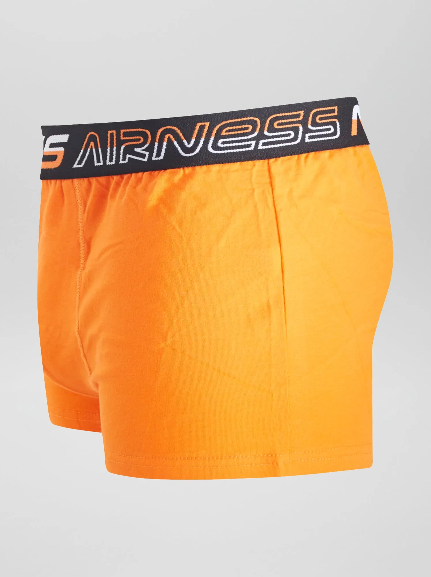 Set di 3 boxer tinta unita 'Airness' - ARANCIONE