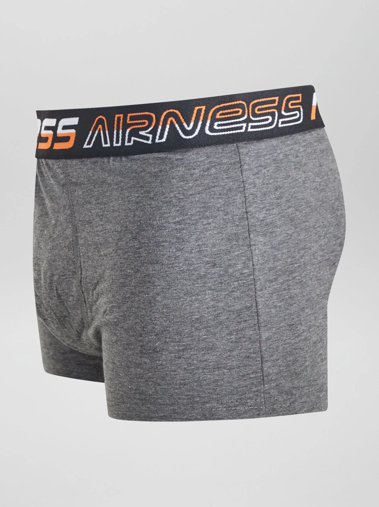 Set di 3 boxer tinta unita 'Airness' - ARANCIONE
