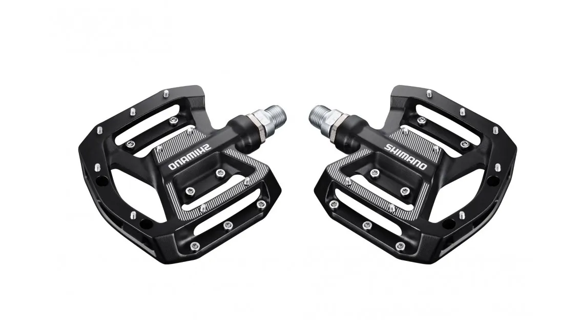 SHIMANO Pedali Flat GR500 Neri