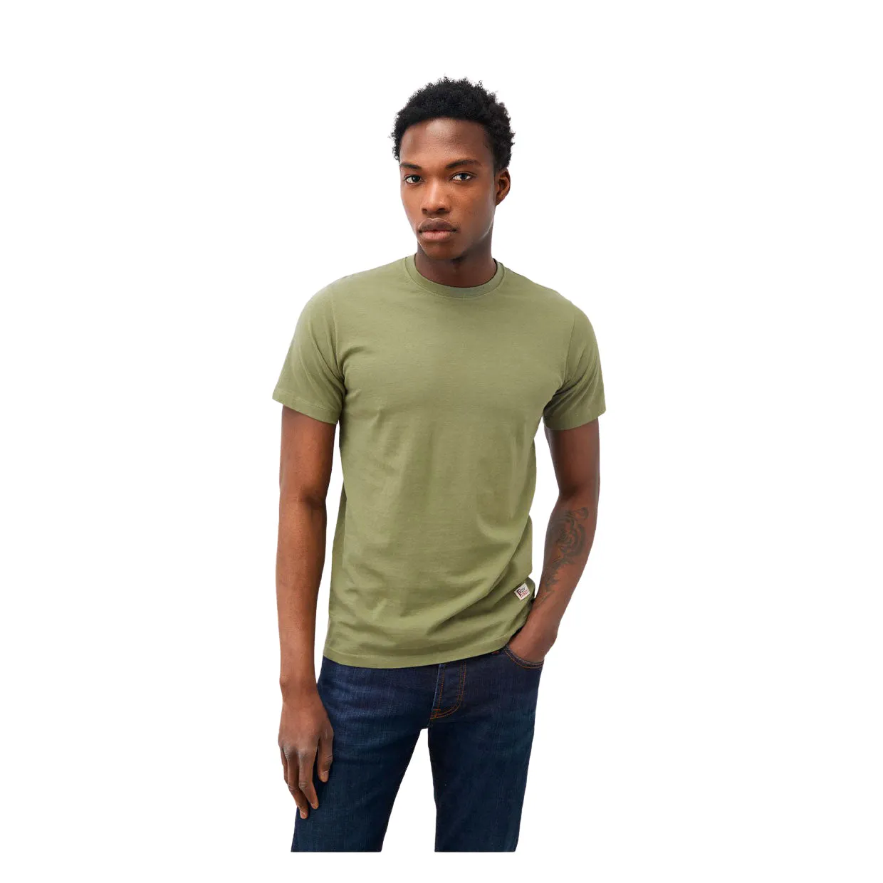 T-shirt Uomo Roy Roger's Girocollo Jersey Verde